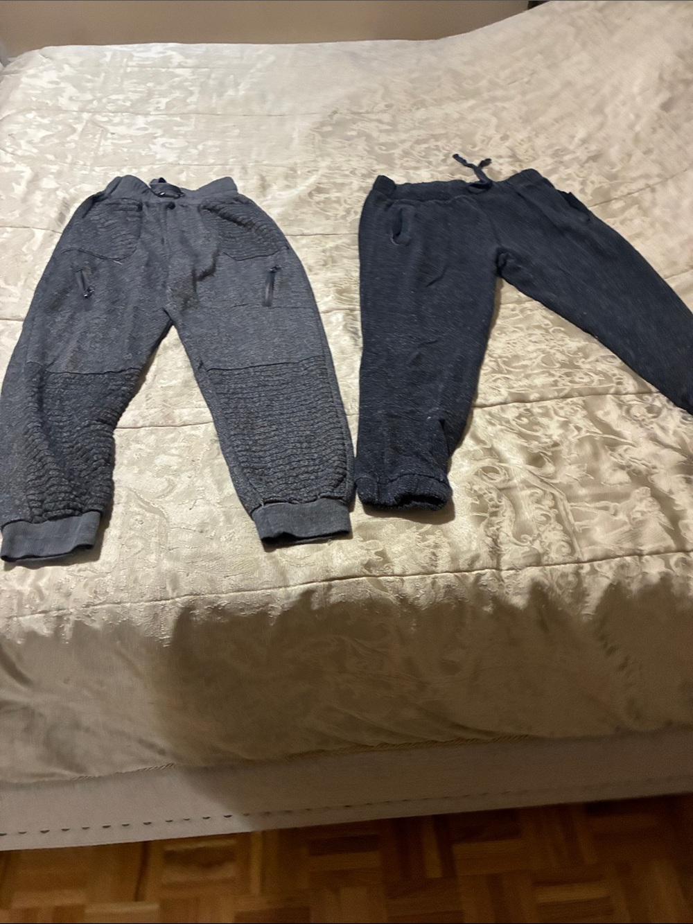 Kids Grey Knit Jogger Pants - Cozy Everyday Bottoms